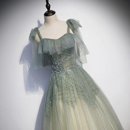 Fairy Party Dress, Spaghetti Strap Prom..