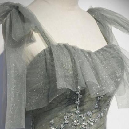 Fairy Party Dress, Spaghetti Strap Prom..
