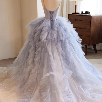 Ethereal Tulle Ballgown With Delicate Bodice