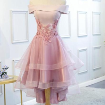 Charming Tulle And Satin Lace-up Formal Dresses,..