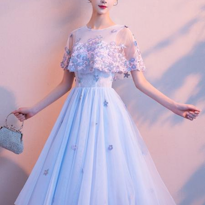 Fairy Party Dress,light Purple Prom Dress,cute..