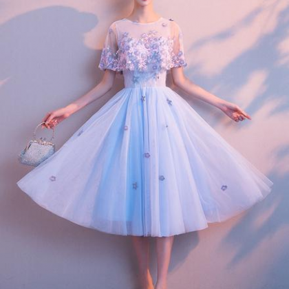 Fairy Party Dress,light Purple Prom Dress,cute..