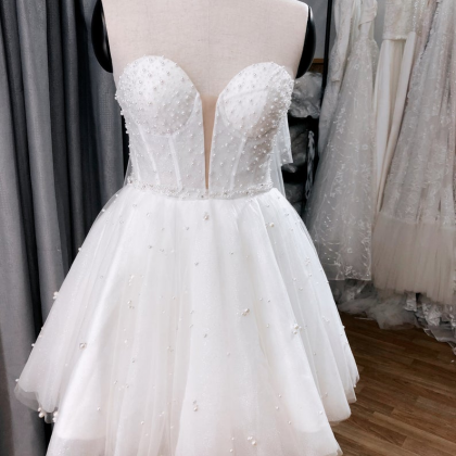 Cute Off Shoulder Tulle Homecoming Dress,..