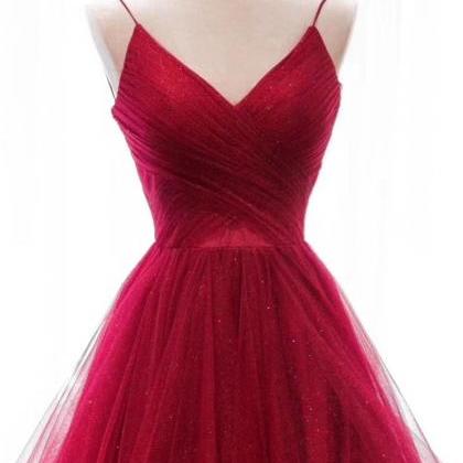 Spaghetti Strap Prom Dress Sexy Backless Party..