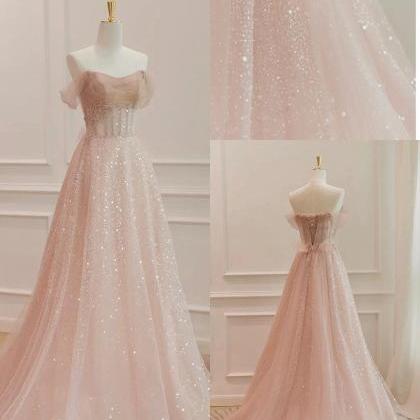 Sparkling Off-shoulder Gown With Sequin Detailing on Luulla