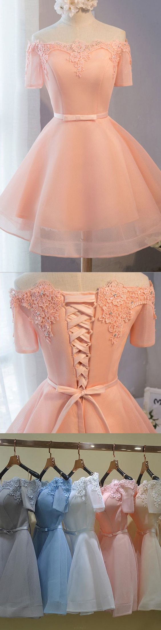 Customized, Enticing Pink ,short Party Homecoming Dress, With Lace Up ,bandage ,mini Dresses ,mini Dresses ,party Dresses