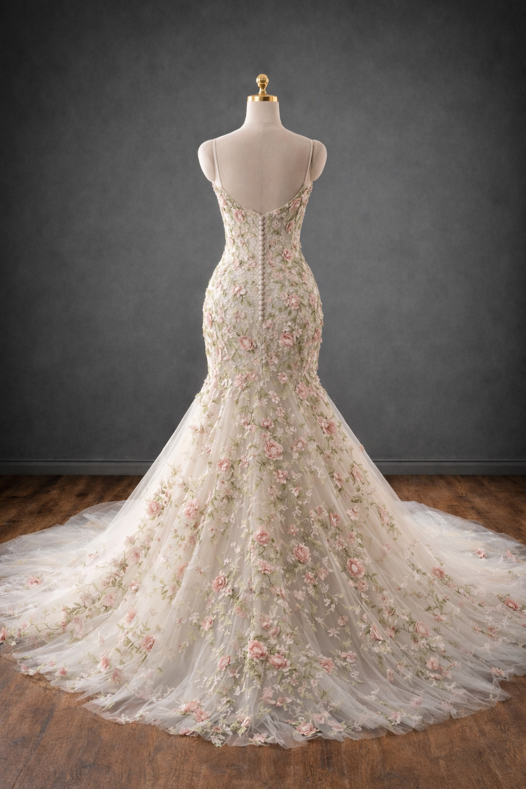 slim fit dress slacks The Aurélie Wedding Dress main image 1