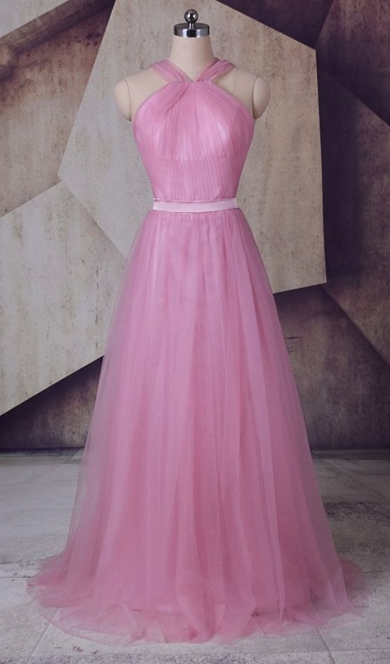 Rose Party Bid Opening Organza Satin Belt Outdoor Party Dress Robes,sleeveless Sexy Evening Dress ,floor Length Prom Gowns