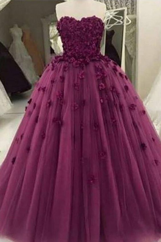 Charming Sweetheart Floor-length Prom Dress With Patchwork