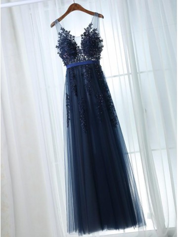 Blue Party Dress Spaghetti Straps Evening Dress Homecoming Short Dress