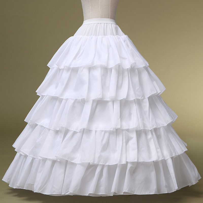 4 Steel Ring 5 Layers, Increase Skirt, Wedding Dress Bouffant Skirt, Performance Dress Petticoat, Support Skirt, Factory Direct