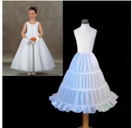 Three Steel, No Yarn, Flower Child Dress Skirt, Baby Skirt, Children Dance Wedding Dress Lining Wholesale