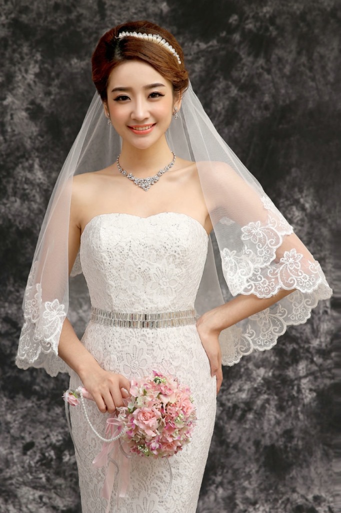 1.5m Lace Bridal Veil on Luulla