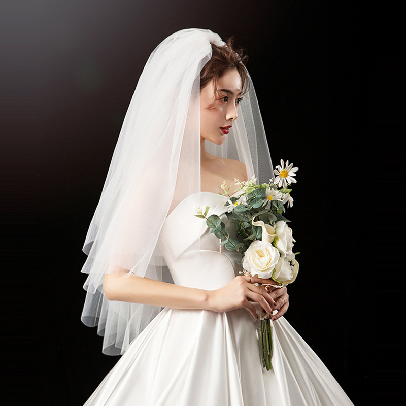 Single-piece Headgear, Bridal Wedding Headgear, Headgear Travel Head Yarn, Single Product Is Not Distributed