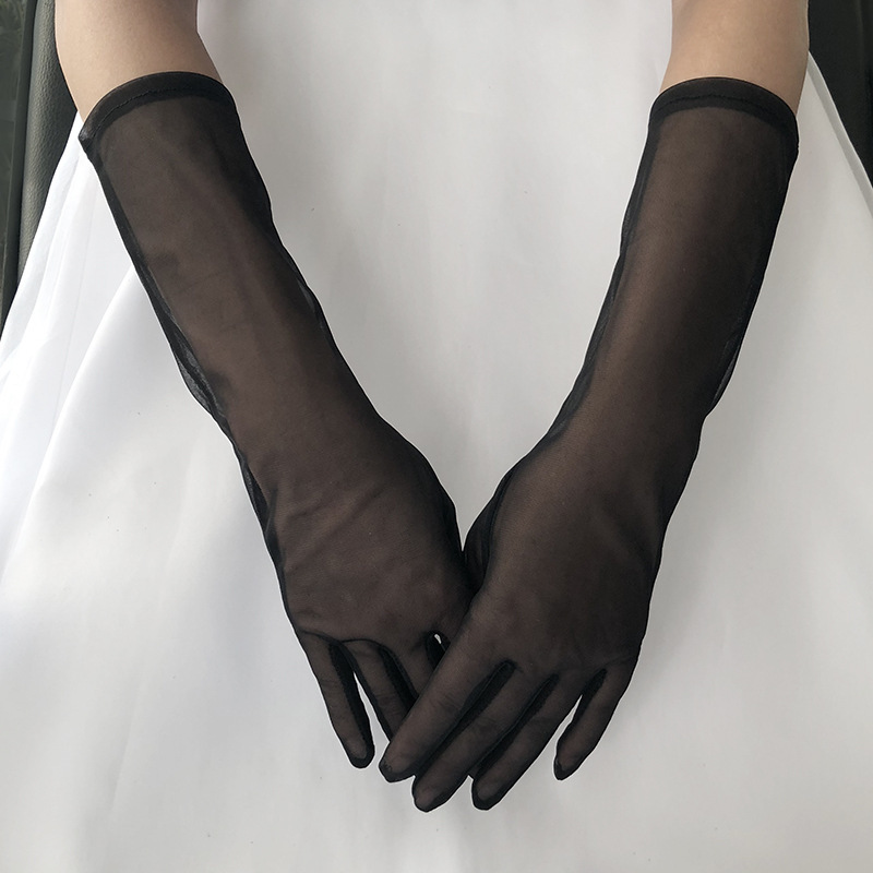 Plain Gauze Gloves, Manufacturers Supply Bridal Gloves, Custom Bridal Dress Gloves