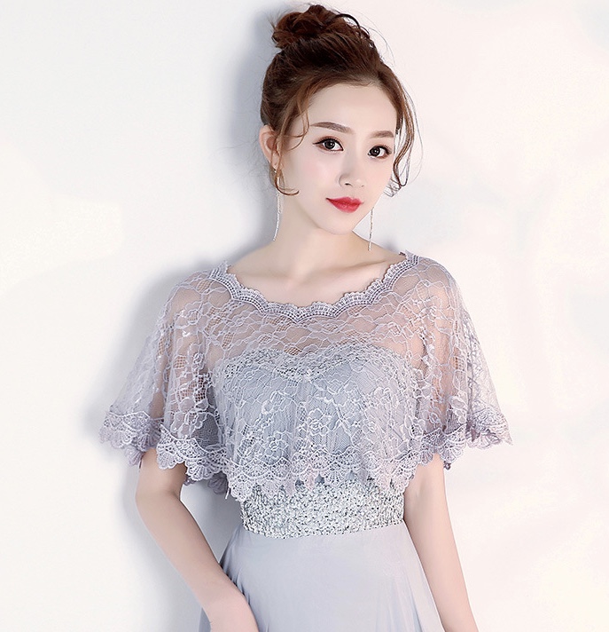 Bride Dress Cape, Lace Summer Sunscreen, Bridesmaid Dresses Small Cloak on  Luulla