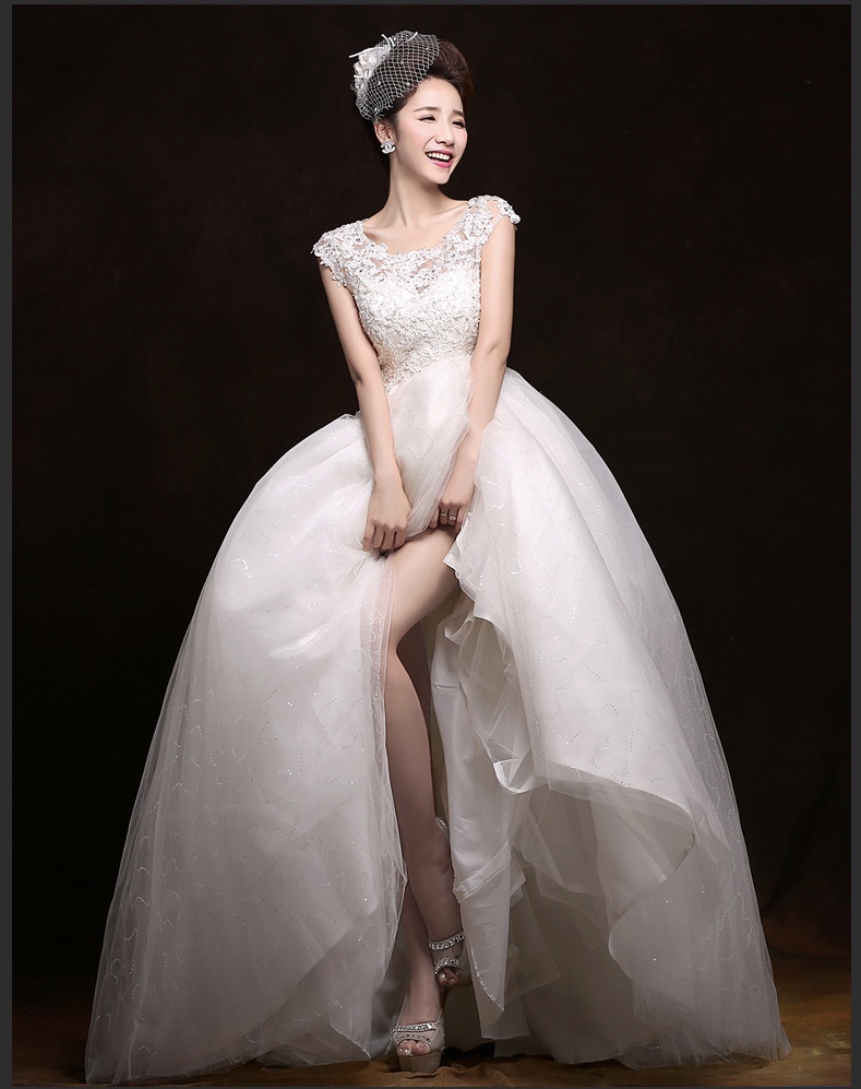 Wedding Dress ,cap Sleeve Bridal Dress, Large Size, Slim, High Waist White Wedding Dress,custom Made