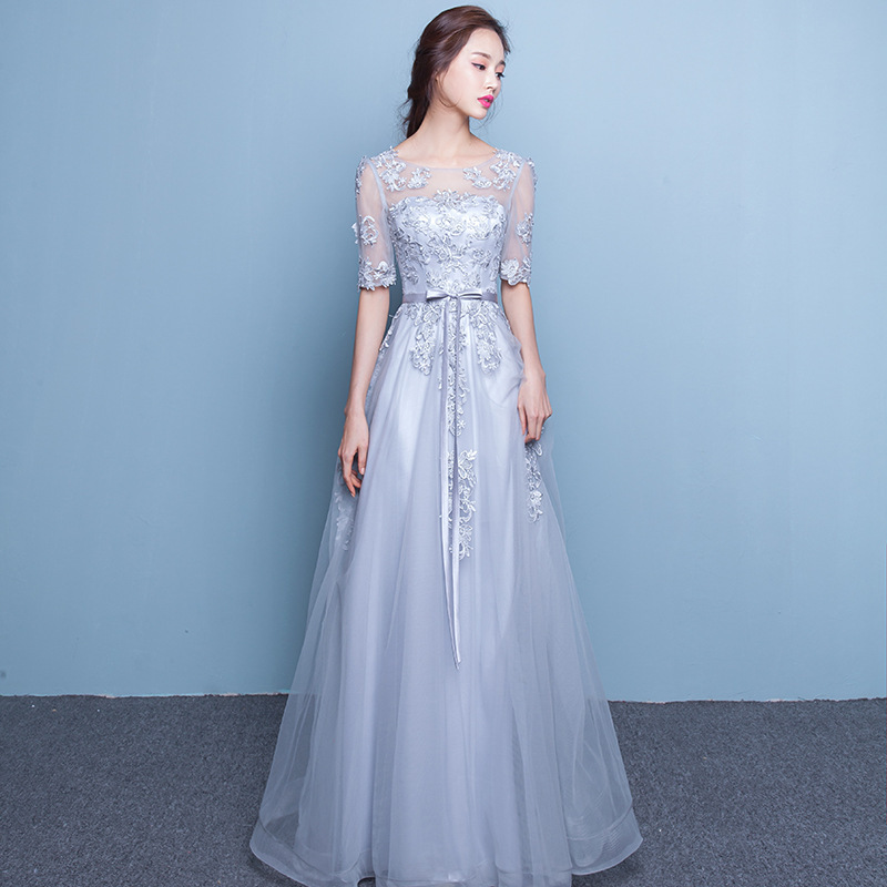 Bridal Wedding Dress, Lace Bridesmaid Dress,formal Party Dress,sleeveless/mid Sleeve Prom Dress,custom Made