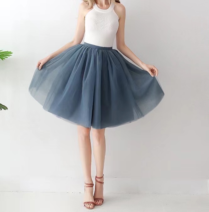 Blowout Skirt, Tutu Skirt, Style, 7 Layer Half Mesh Skirt Tulle, Skirt Adult Half Skirt