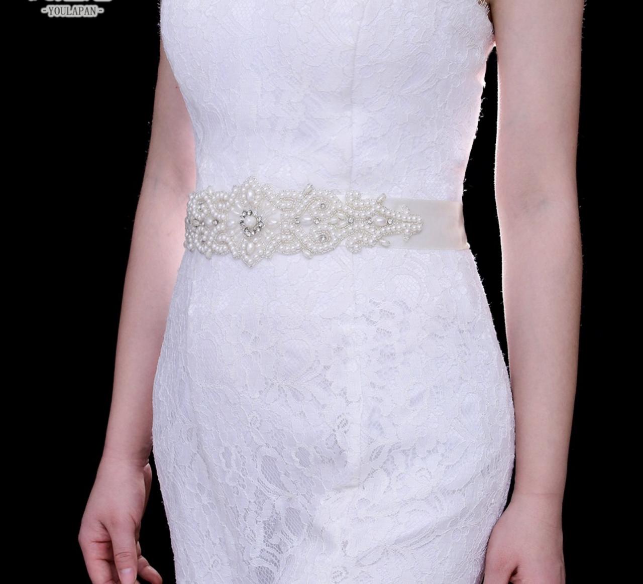 Bride Belt, Pearl Belt, Wedding Dress Wasp, , S26a