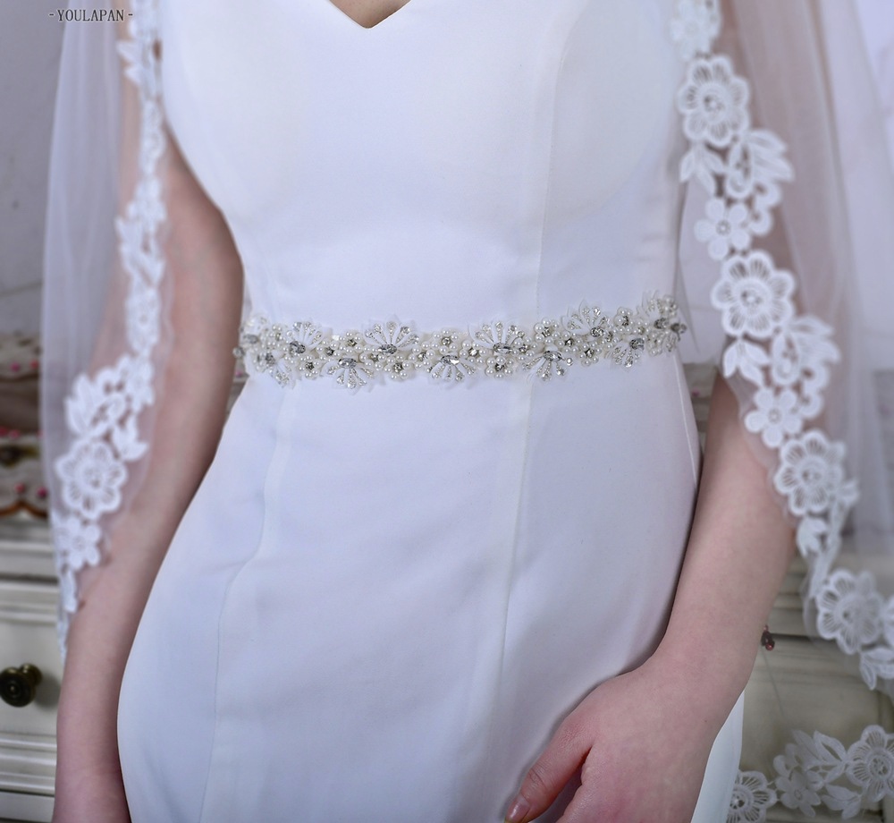 Bride Belt, Flower Pearl Wedding Accessories, Handmade Belt, Wholesale, , S232