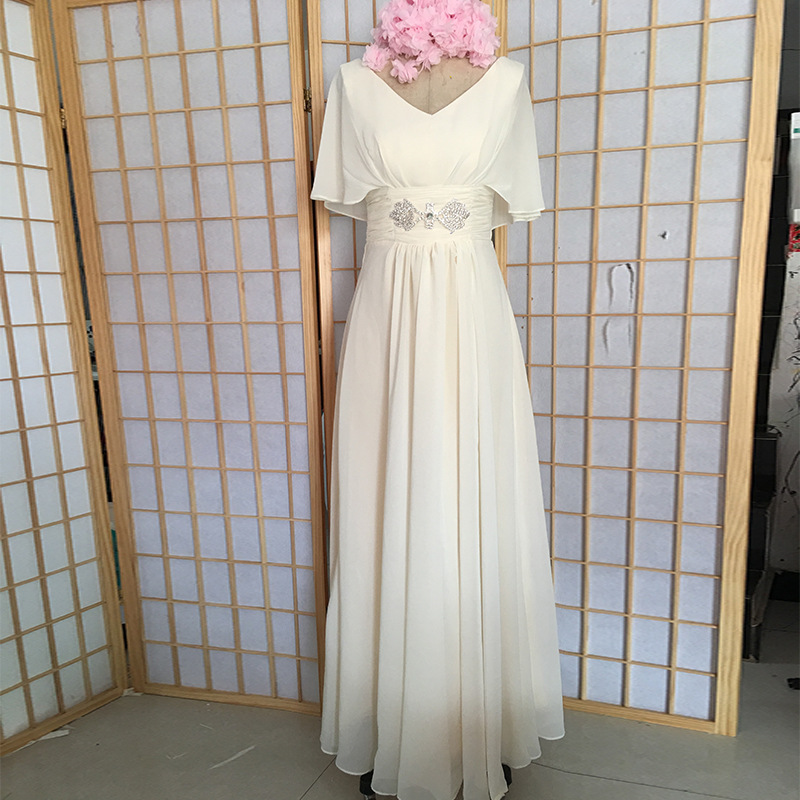 Plus-size Bridesmaid Dresses, Long Dresses, Ivory Evening Gowns,custom Made
