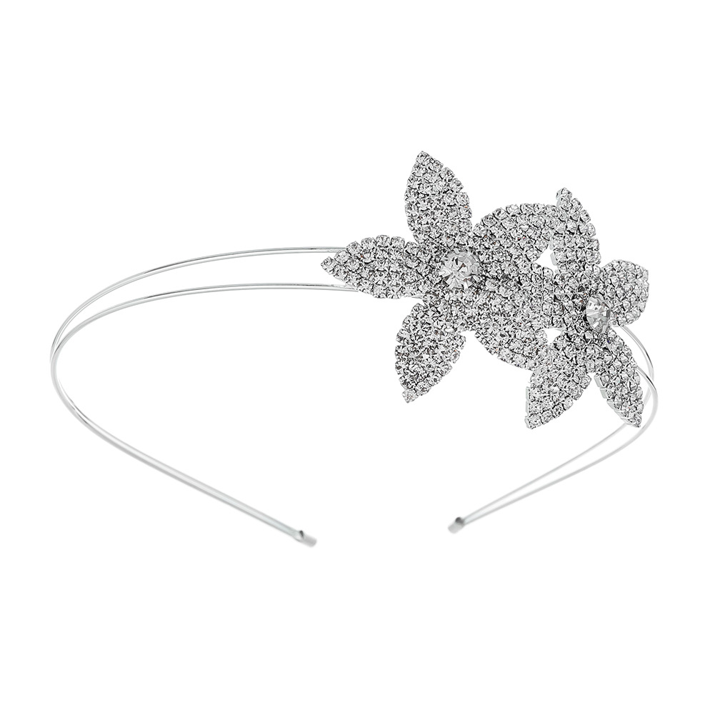 thumbnail image 2 of Girls Tiara Crown Headband – Birthday Party Hair Accessories With Adjustable Fit | Sparkly Rhinestones 2 of 14