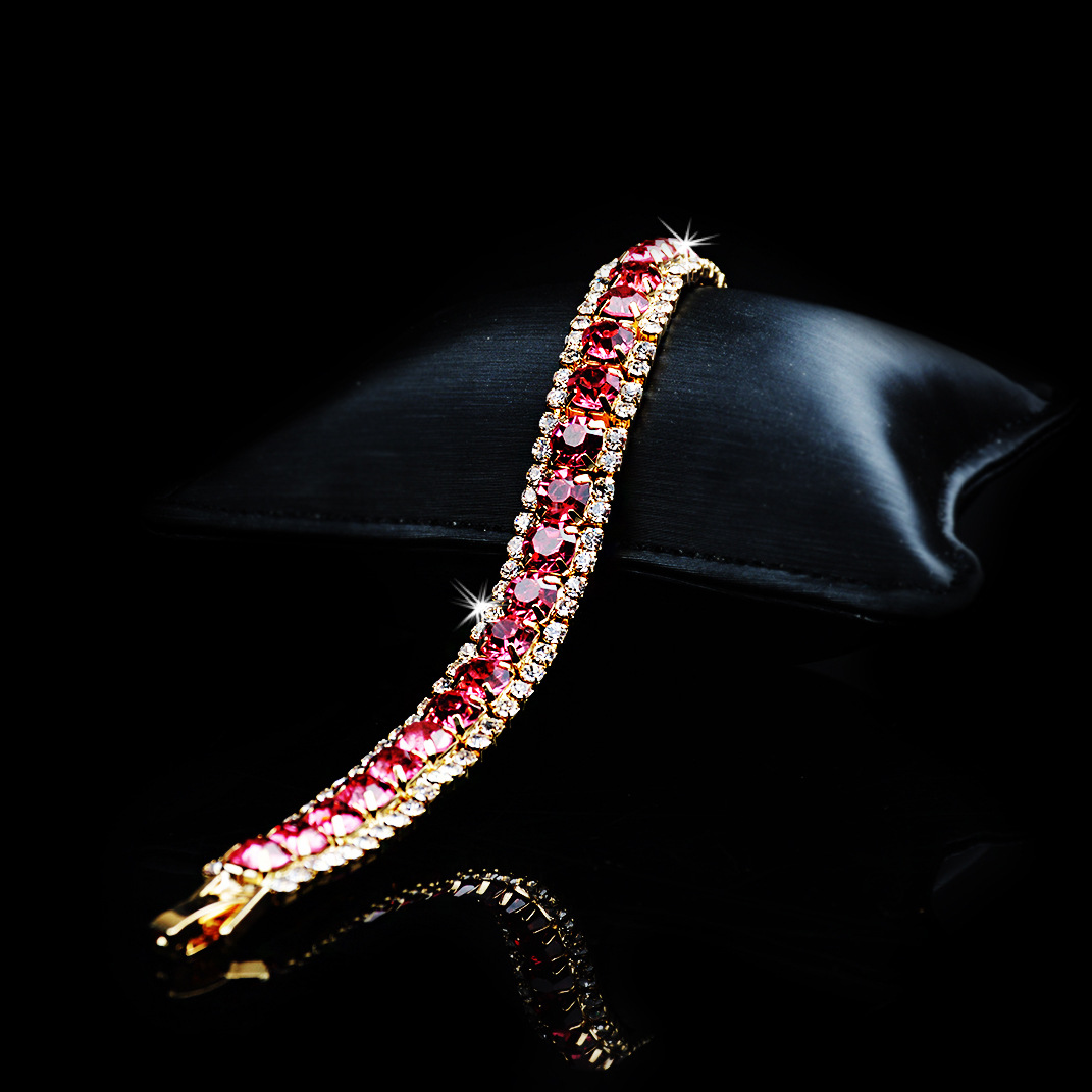 Fashionable, Full Diamond Small Roman Ladies Bracelet, Wholesale