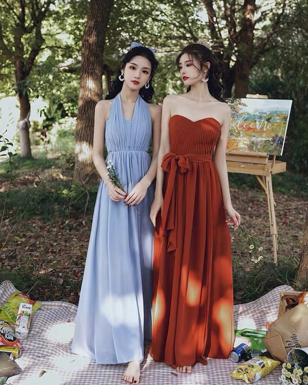 Charming Bridesmaid Dress,dream Prom Dress,fresh Simple Dress,custom Made