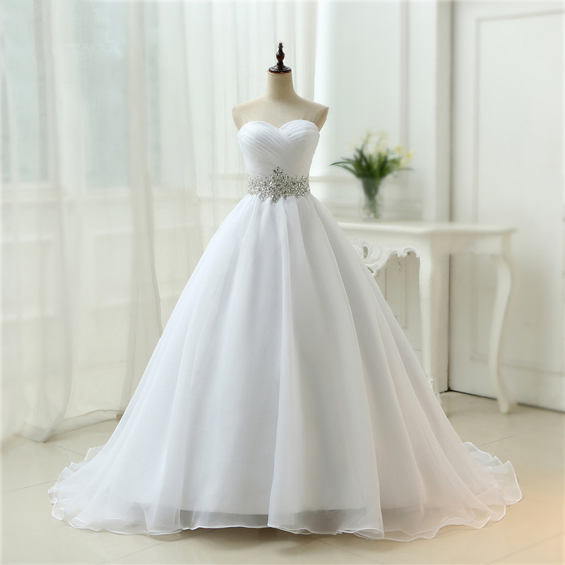 White diamond wedding dress sale