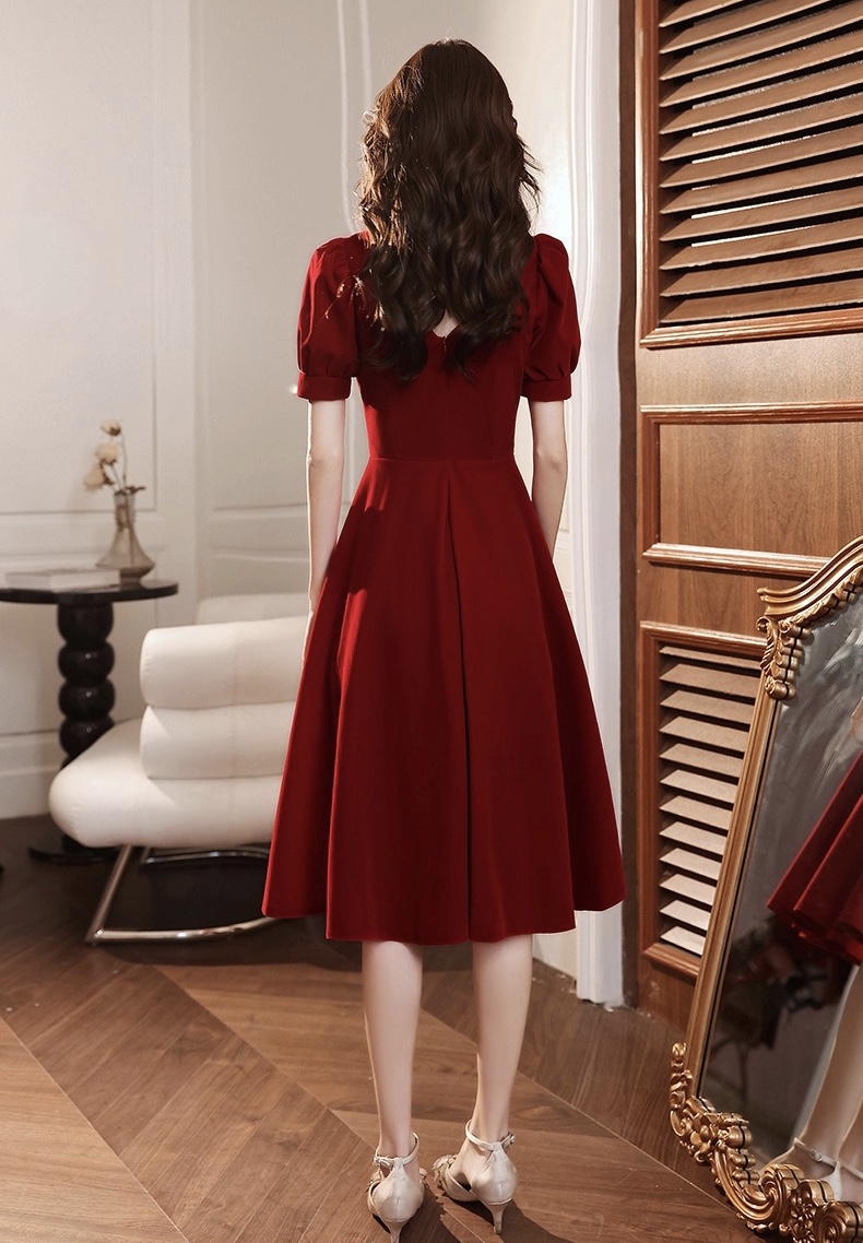 Red Graduation Dress for Ceremony & Party by MQ1891