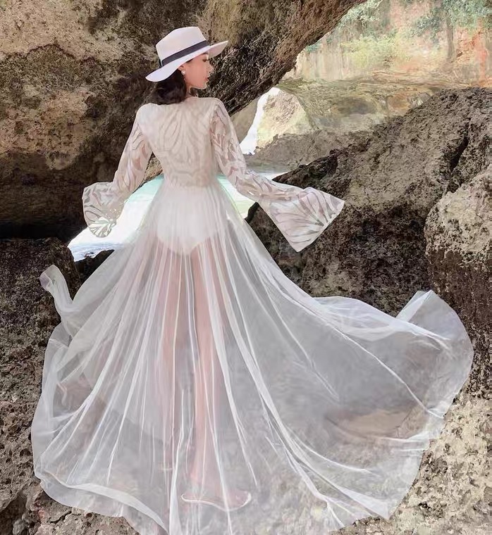 White Beach Dress, Super Fairy Holiday Dress