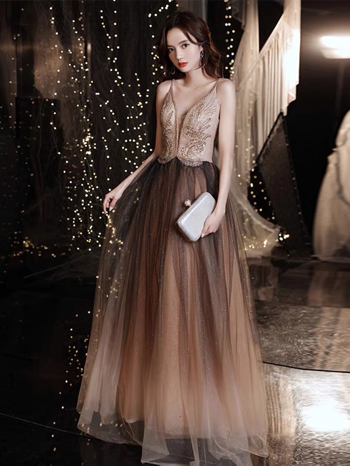 Princess Bouffant Dress, Light Luxury, High Quality, Atmospheric Halter Dress,custom Made