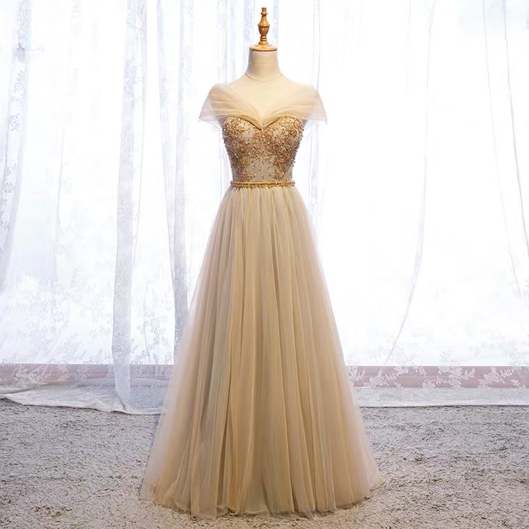 Off Shoulder Evening Dress, Long Simple Elegant Dress, Fairy Bridesmaid Dress,custom Made