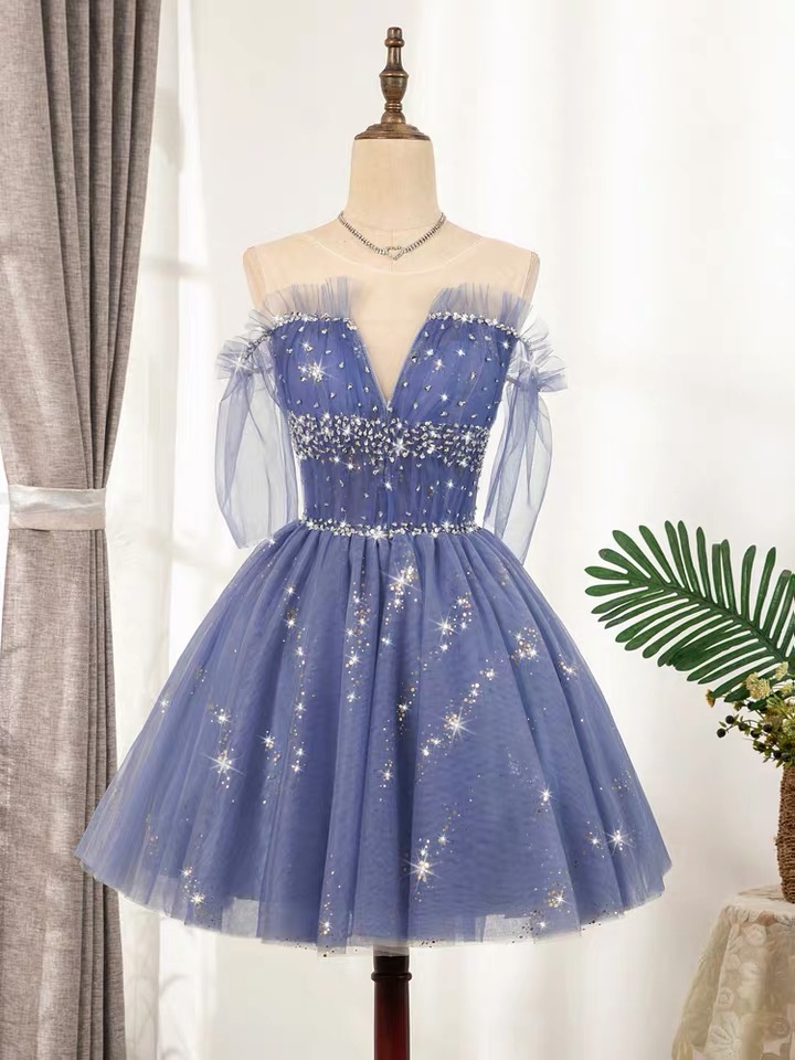 Sleeveless Little Dress, Short Sexy Homecoming Dress, Elegant Party Dress,custom Made