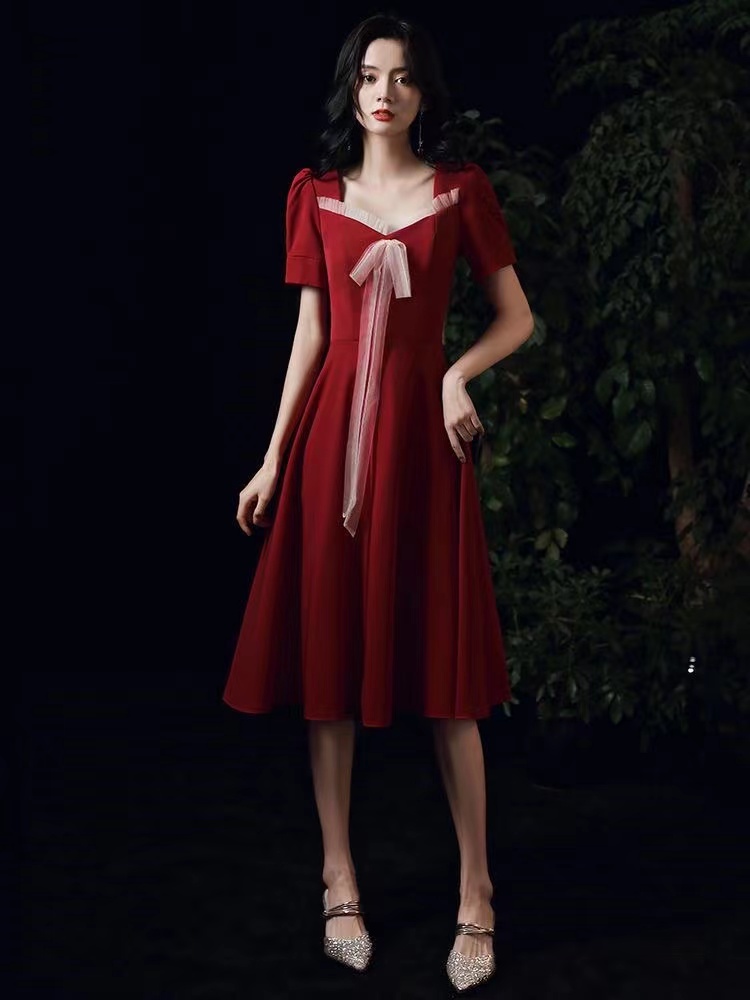 Red Dress, Sweet Party Dress,homecoming Dress,custom Made