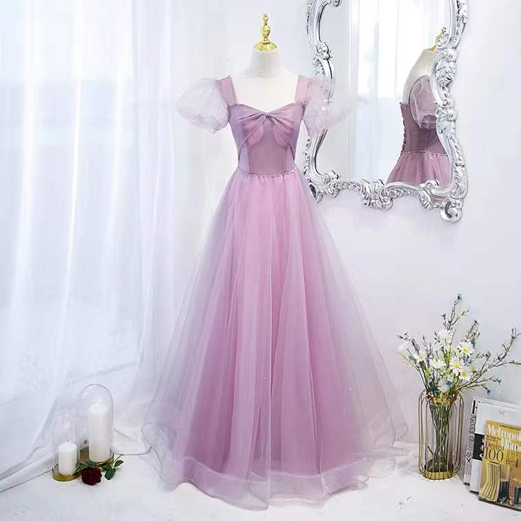Fairy Evening Dress, Temperament, Pink Dress, Light Luxury Party Dress,custom Made