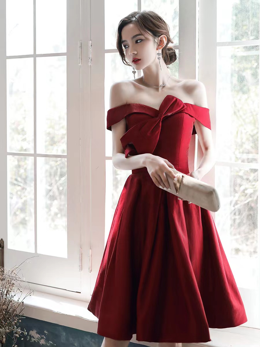8th With Sleeves Homecoming Dresses Cute Eighth Grade Graduation Dresses Homecoming Dress,Burgundy Prom Dress,Prom 8th With Sleeves Homecoming Dresses Cute Eighth Grade Graduation Dresses Homecoming Dress,Burgundy Prom Dress,Prom