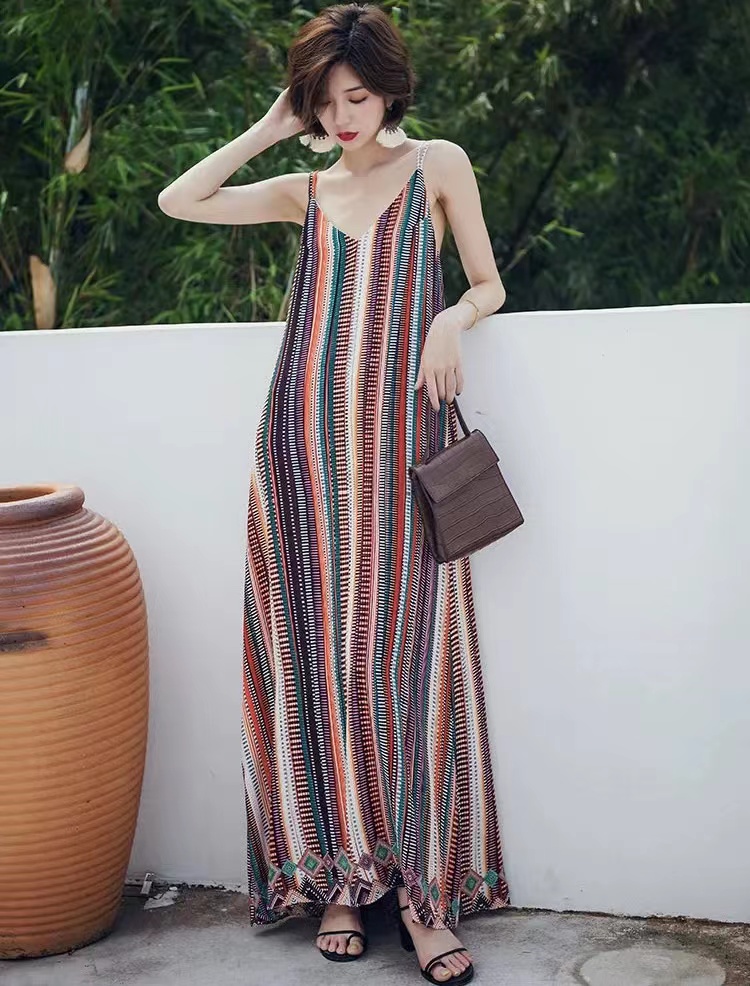 long blue floral maxi dress Meadow Maxi Dress Cream/Dusty Blue / S