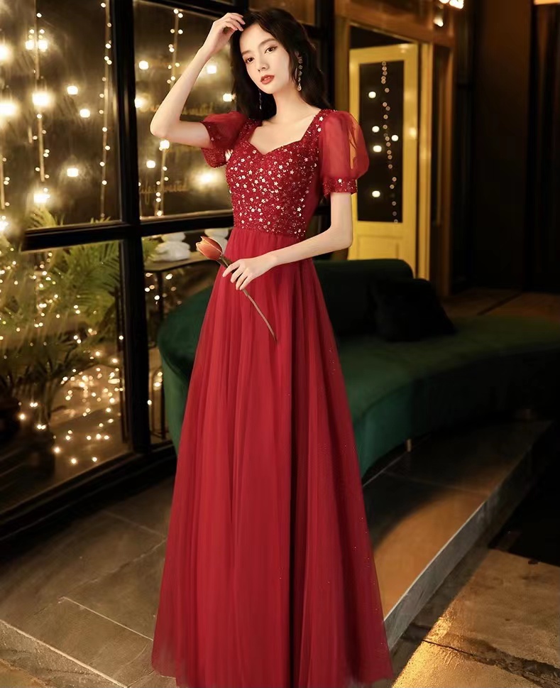 Off Shoulder Party Dress,charming Evening Dress,red Prom Dress,custom Made
