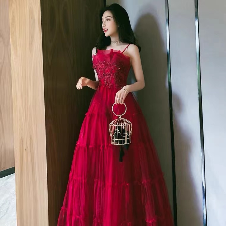 Red Evening Dress,,cute Graduation Dress, Spaghetti Strap Party Dress,custom Made