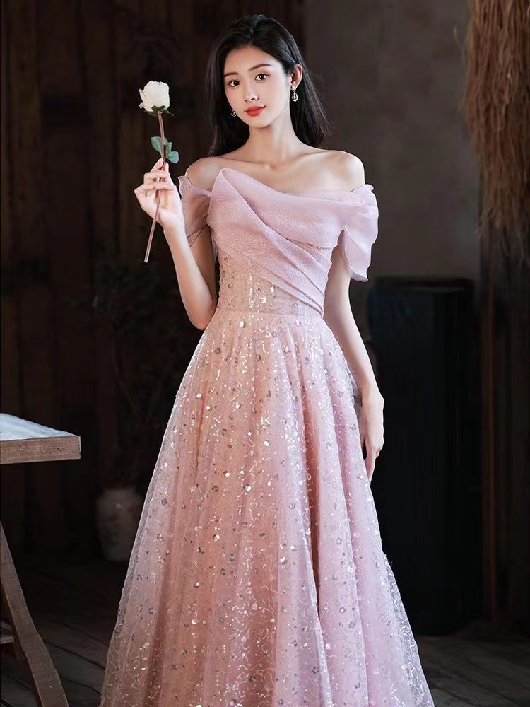 Cheap Long Evening Dress Glitter Lace Prom Dresses Elegant Sleeveless  Burgundy - Ricici.com