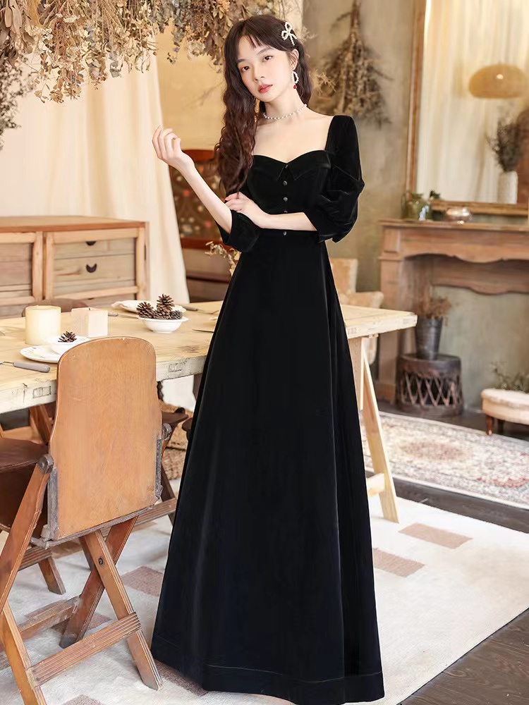 New Elegant Fashion Office Lady Long Sleeve Solid Color Women's Party –  Simplepromdress