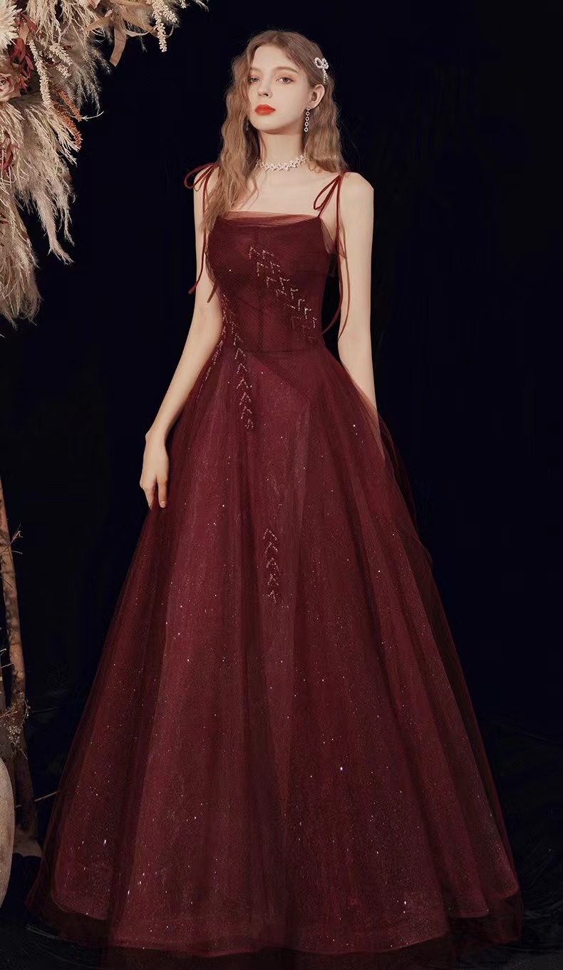 Fairy Dress, Halter Party Dress, Red Dress,custom Made