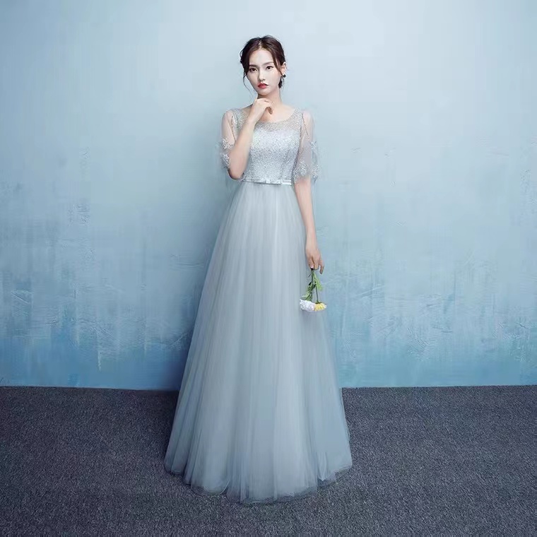 Elegant Bridesmaid Dress, Formal Prom Dress, Elegant Temperament Evening Dress,custom Made