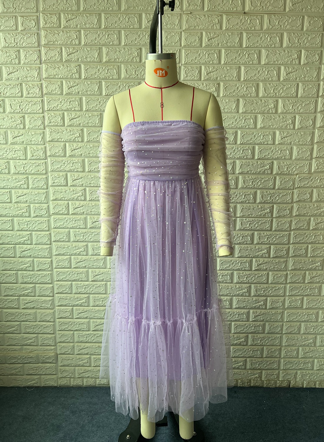 Off Shoulder Evening Dress,purple Prom Dress, Starry Sky Party Dress,dream Birthday Dress,princess Midi Dress,custom Made