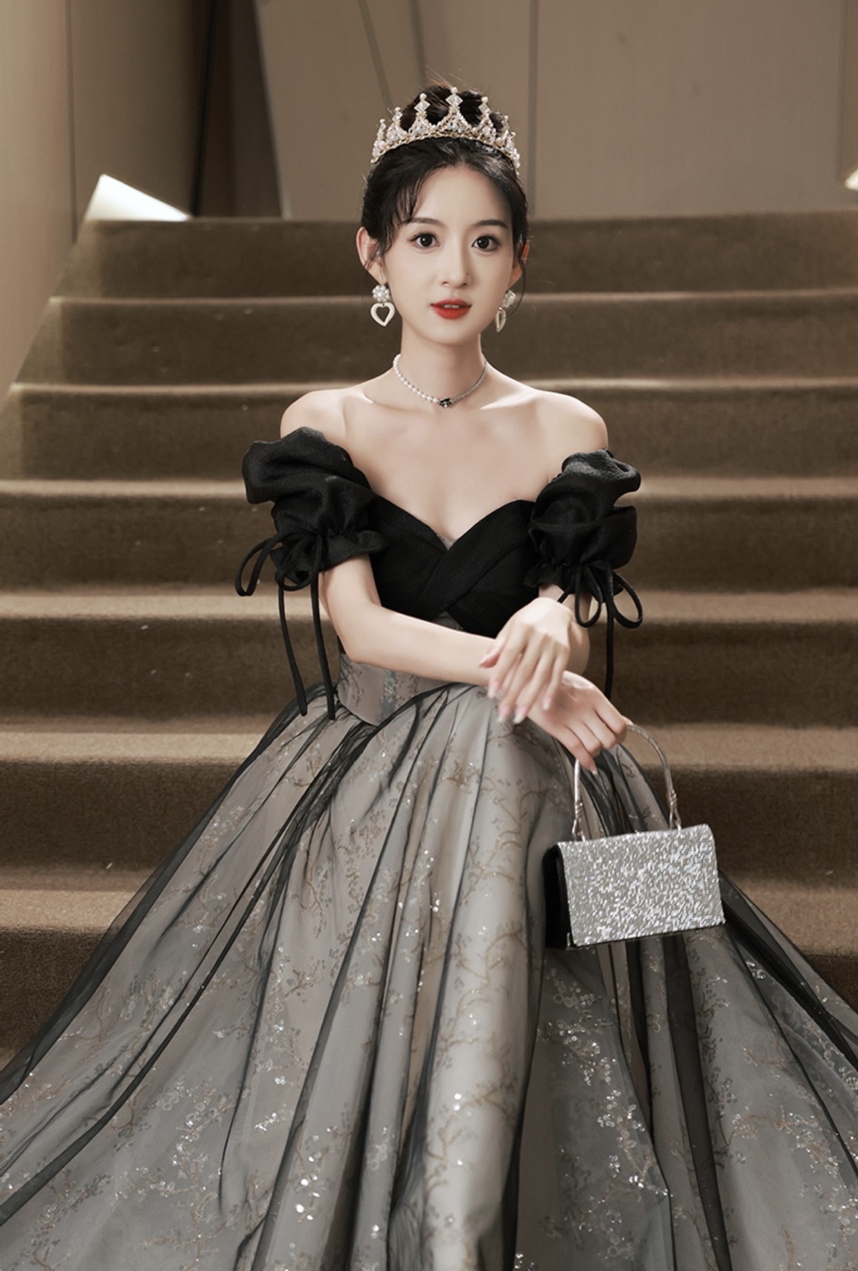 small black cocktail dress Colors 3339 Short Fitted for $127.0 – The Dress Outlet size:18 quince Silk Backless Maxi Dress