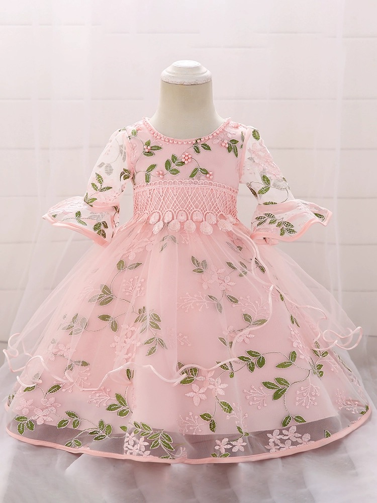 Baby Girl Fairy Birthday Princess Dress, Girl Dress, Children's Dress