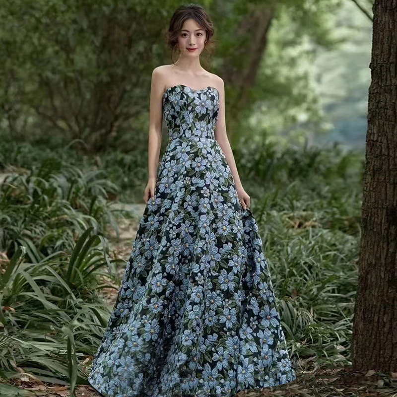 slim fit dress slacks Beautiful White Satin with Flowers Embroidery Party Dresses, High Low –  Cutedressy main image 1