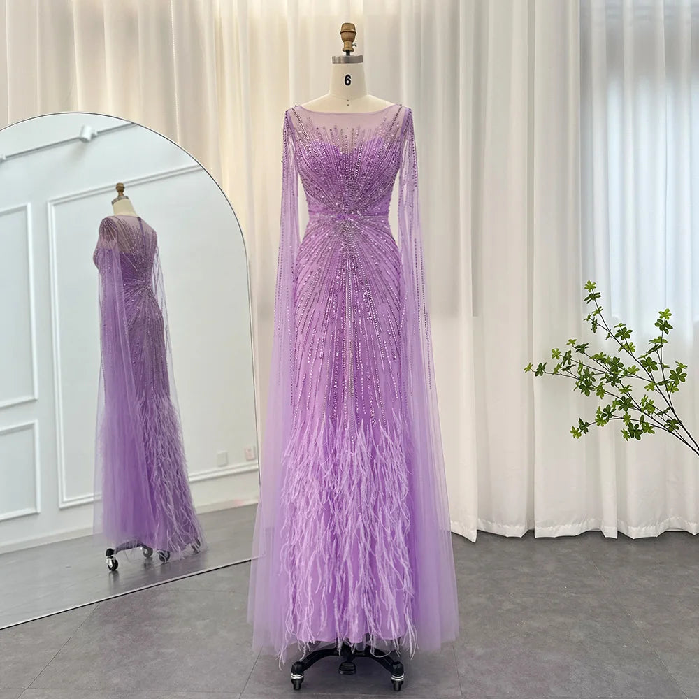 lavender beaded dress Moorey Beaded Mini Dress